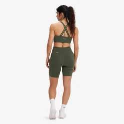 Rapid Pocket Biker Shorts Damen Kambaba Green