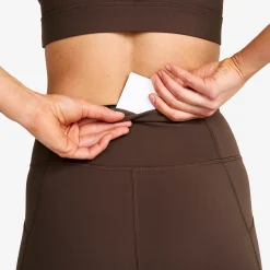 Rapid Pocket Leggings Damen Seal Brown