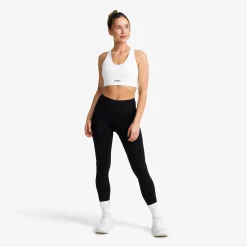 Rapid V Longline Medium Sports Bra Damen White