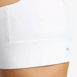 Rapid V Longline Medium Sports Bra Damen White