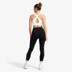 Rapid V Longline Medium Sports Bra Damen White