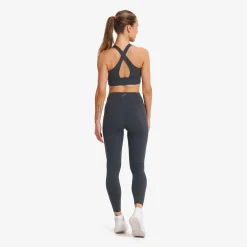 Rapid V Longline Medium Sports Bra Damen Anthracite