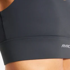 Rapid V Longline Medium Sports Bra Damen Anthracite