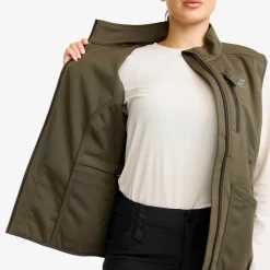 Responder Softshell Vest Damen Light Moss Gray