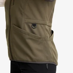 Responder Softshell Vest Damen Light Moss Gray