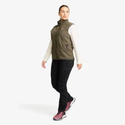 Responder Softshell Vest Damen Light Moss Gray