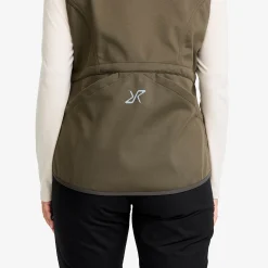 Responder Softshell Vest Damen Light Moss Gray