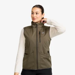 Responder Softshell Vest Damen Light Moss Gray