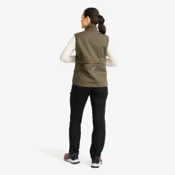 Responder Softshell Vest Damen Light Moss Gray
