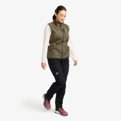 Responder Softshell Vest Damen Light Moss Gray