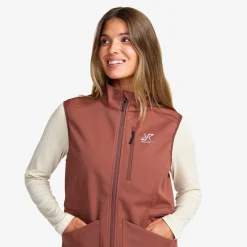 Responder Softshell Vest Damen Pink Mahogany