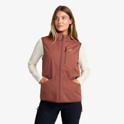 Responder Softshell Vest Damen Pink Mahogany