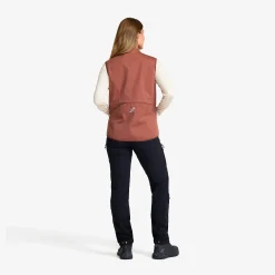 Responder Softshell Vest Damen Pink Mahogany