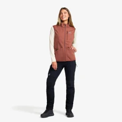 Responder Softshell Vest Damen Pink Mahogany