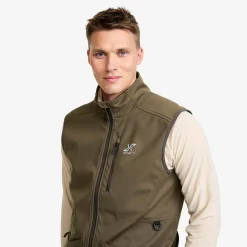Responder Softshell Vest Herren Light Moss Gray