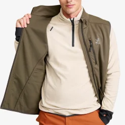 Responder Softshell Vest Herren Light Moss Gray