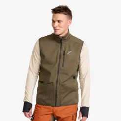 Responder Softshell Vest Herren Light Moss Gray