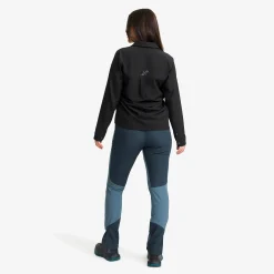 Ridge Half-zip Stretch Shirt Damen Black