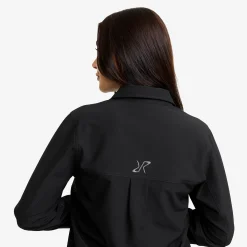 Ridge Half-zip Stretch Shirt Damen Black