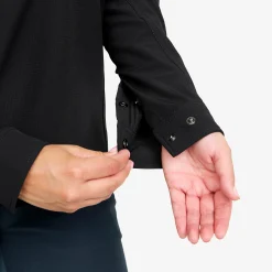 Ridge Half-zip Stretch Shirt Damen Black
