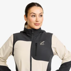 Ridge Trek Stretch Jacket Damen Anthracite/Peyote