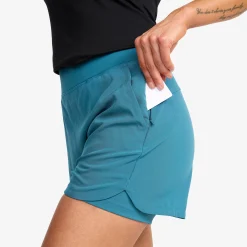 Rise 2-in-1 Shorts Damen Blue Ashes