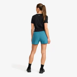 Rise 2-in-1 Shorts Damen Blue Ashes