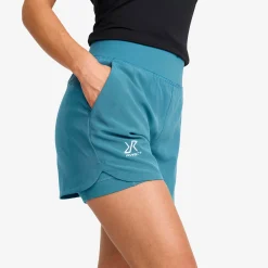 Rise 2-in-1 Shorts Damen Blue Ashes