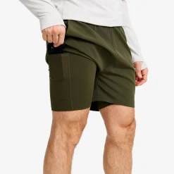 Rise 2-in-1 Shorts Herren Forest Night