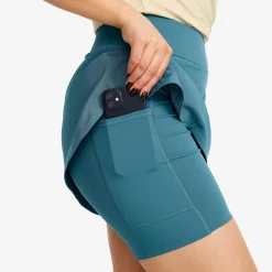 Rise 2-in-1 Skirt Damen Blue Ashes