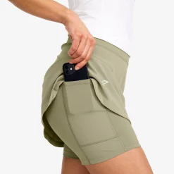 Rise 2-in-1 Skirt Damen Shadow