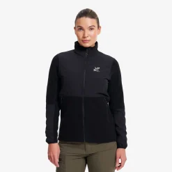 River Hybrid Fleece Jacket Damen Black