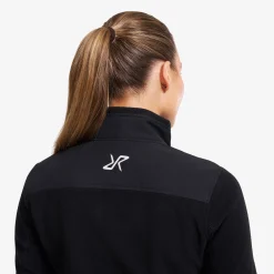 River Hybrid Fleece Jacket Damen Black