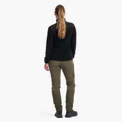 River Hybrid Fleece Jacket Damen Black