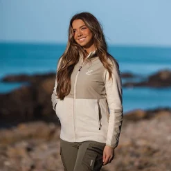 River Hybrid Fleece Jacket Damen Peyote