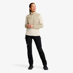 River Hybrid Fleece Jacket Damen Peyote