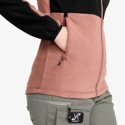 River Hybrid Fleece Jacket Damen Pink Wood
