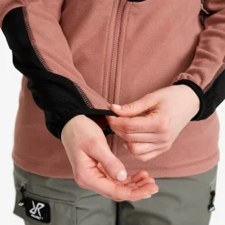 River Hybrid Fleece Jacket Damen Pink Wood