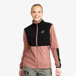 River Hybrid Fleece Jacket Damen Pink Wood