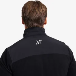 River Hybrid Fleece Jacket Herren Black