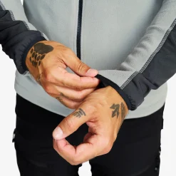 River Hybrid Fleece Jacket Herren Limestone Grey