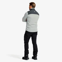 River Hybrid Fleece Jacket Herren Limestone Grey