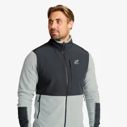 River Hybrid Fleece Jacket Herren Limestone Grey