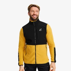 River Hybrid Fleece Jacket Herren Harvest Gold