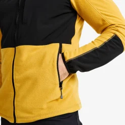 River Hybrid Fleece Jacket Herren Harvest Gold