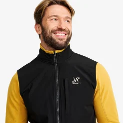 River Hybrid Fleece Jacket Herren Harvest Gold