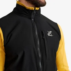 River Hybrid Fleece Jacket Herren Harvest Gold