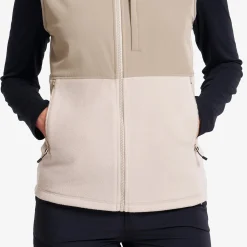 River Hybrid Fleece Vest Damen Peyote