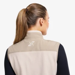 River Hybrid Fleece Vest Damen Peyote