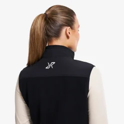 River Hybrid Fleece Vest Damen Black